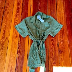 Abercrombie button-up tunic dress